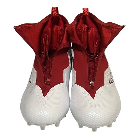 adidas SM Nasty Fly Red/White Lineman Football Cleats Men's Size 14 HP8816 - Picture 5 of 9